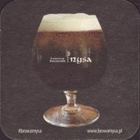 Beer coaster ksiazecy-browar-nysa-1-zadek