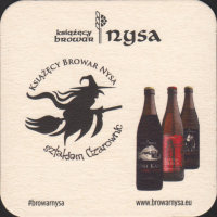 Beer coaster ksiazecy-browar-nysa-2-zadek