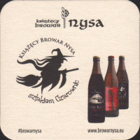 Beer coaster ksiazecy-browar-nysa-2-zadek-small