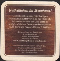 Beer coaster kuehlungsborner-brauhaus-1-zadek