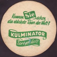 Beer coaster kulmbacher-101-zadek