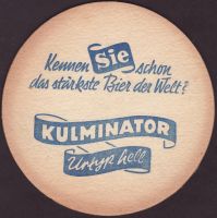 Beer coaster kulmbacher-103-zadek
