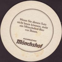 Beer coaster kulmbacher-110-zadek