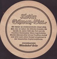 Beer coaster kulmbacher-116-zadek