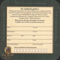 Beer coaster kulmbacher-170-zadek