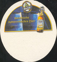 Beer coaster kulmbacher-20-zadek