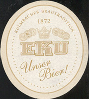 Beer coaster kulmbacher-36-zadek