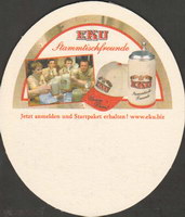 Beer coaster kulmbacher-50-zadek