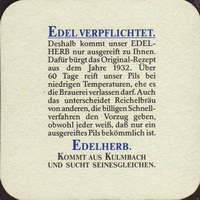 Beer coaster kulmbacher-71-zadek