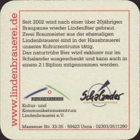 Beer coaster kultur-und-kommunikationszentrum-lindenbrauerei-2-zadek-small