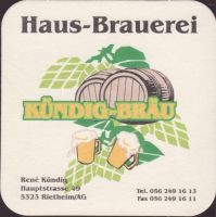 Pivní tácek kundig-brau-1