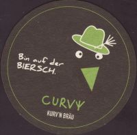 Beer coaster kurvn-brau-2-zadek