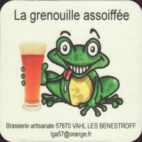 Beer coaster la-grenouille-assoiffee-1