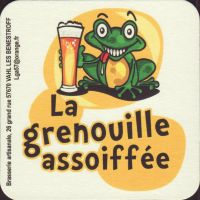 Pivní tácek la-grenouille-assoiffee-2