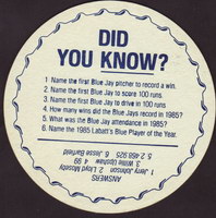 Beer coaster labatt-96-zadek