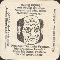 Beer coaster lagerbierbrauerei-adam-janka-1-zadek