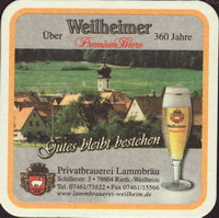 Beer coaster lammbrauerei-weilheim-1-zadek-small