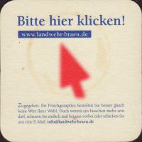 Beer coaster landwehr-brau-5-zadek