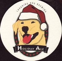 Beer coaster laughing-dog-1