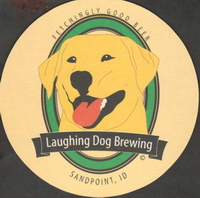 Beer coaster laughing-dog-2