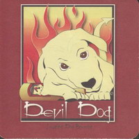 Beer coaster laughing-dog-3