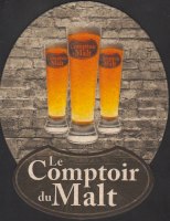 Pivní tácek le-comptoir-du-malt-1