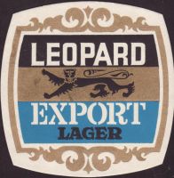 Beer coaster leopard-4