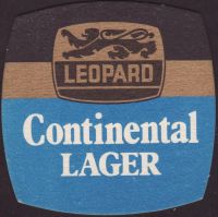 Beer coaster leopard-7