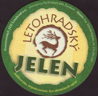 Beer coaster letohradsky-jelen-1