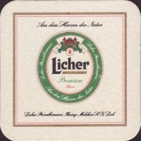 Pivní tácek licher-74