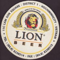 Beer coaster lion-brauhaus-1