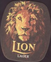 Beer coaster lion-brewery-ceylon-2-oboje