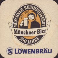 Beer coaster lowenbrau-170-zadek