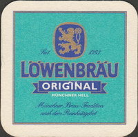 Beer coaster lowenbrau-50-zadek