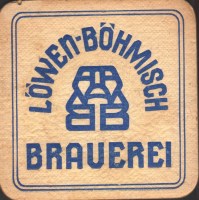 Beer coaster lowenbrauerei-bohmisches-brauhaus-2