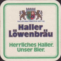 Beer coaster lowenbrauerei-hall-13-small