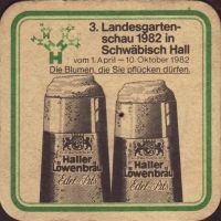 Beer coaster lowenbrauerei-hall-5-zadek