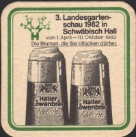 Beer coaster lowenbrauerei-hall-5-zadek