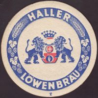 Beer coaster lowenbrauerei-hall-7-oboje