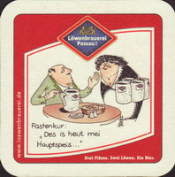 Beer coaster lowenbrauerei-passau-18-zadek