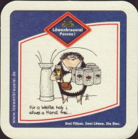 Beer coaster lowenbrauerei-passau-21-zadek