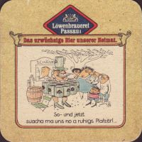 Beer coaster lowenbrauerei-passau-32-zadek