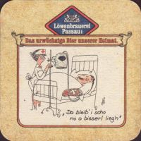 Beer coaster lowenbrauerei-passau-44-zadek