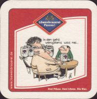 Beer coaster lowenbrauerei-passau-46-zadek