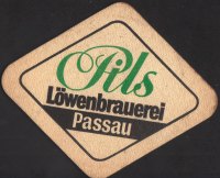 Beer coaster lowenbrauerei-passau-52-zadek