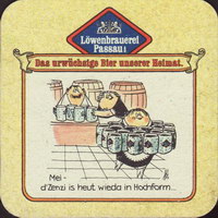 Beer coaster lowenbrauerei-passau-6-zadek