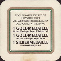 Beer coaster m-c-wieninger-11-zadek