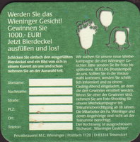 Beer coaster m-c-wieninger-19-zadek