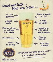 Beer coaster maes-163-zadek