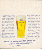 Pivní tácek maes-28-zadek